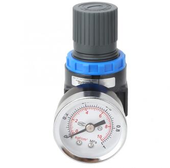 AR2000 Manometer Aluminium Pneumatische Air Control Compressor Drukregelaar G1/4 inch Gas Druk Meting Tool