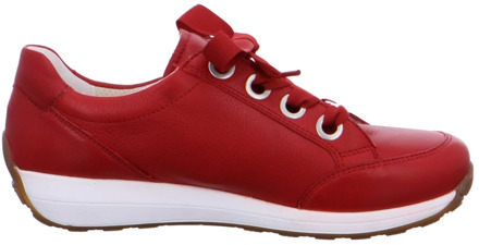 Ara Osaka dames sneaker - Rood - Maat 36,5