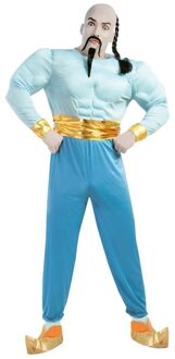 Arabische geest uit fles carnaval verkleedkleding kostuum voor heren - verkleedpak 1001 nacht Multi