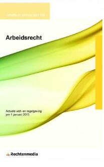 Arbeidsrecht - Boek Rechtenmedia (946193968X)