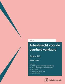 Arbeidsrecht voor de overheid verklaard, Editie Rijk 2025/2 - F.E.W. Staubach (ISBN: 9789012411103)