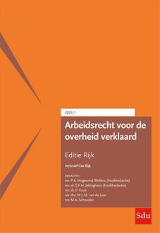 Arbeidsrecht voor de overheid verklaard. Editie Rijk -  F.E.W. Staubach (ISBN: 9789012410762)