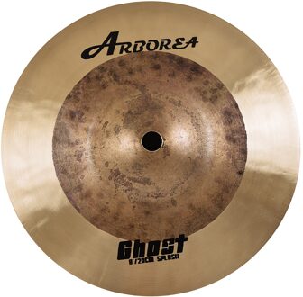Arborea 100% Hand Gehamerd Professionele Cymbals Ghost Serie 8 "Splash Cimbaal B20 Cymbal Te