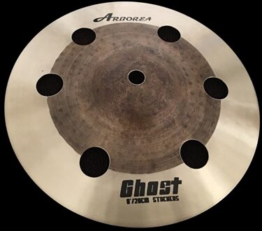 Arborea Handgemaakte Professionele Ghost Arborea8 "Ozon/Stapelaar Splash Cimbaal
