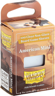 Arcane Tinmen Dragon Shield Board Games Sleeves Non Glare - American Mini (41x63mm)