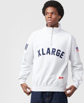 Arch Logo 1/4 Zip Sweatshirt, grijs