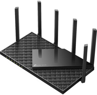 Archer AXE75 AXE5400 tri-band gigabit wifi 6E-router Router Zwart