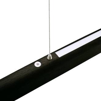 Arco LED hanglamp essen eik houtskool 130cm essen eikenkool