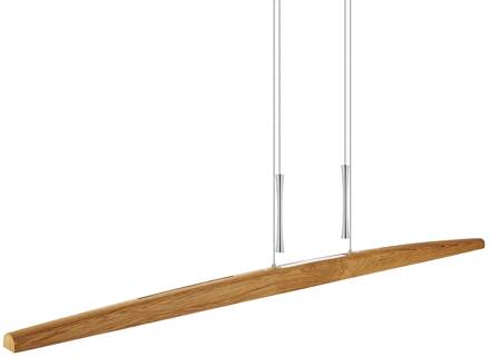 Arco LED hanglamp geolied eiken 170cm