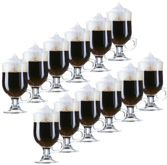 Arcoroc 12x Irish Coffee glazen transparant Opal 240 ml - Koffie- en theeglazen