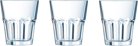 Arcoroc 12x Stuks waterglazen/drinkglazen 200 ml - Drinkglazen Transparant