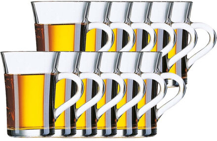 Arcoroc 12x Theeglazen/koffieglazen transparant 230 ml The