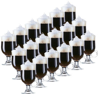 Arcoroc 18x Irish Coffee glazen transparant Opal 240 ml - Koffie- en theeglazen