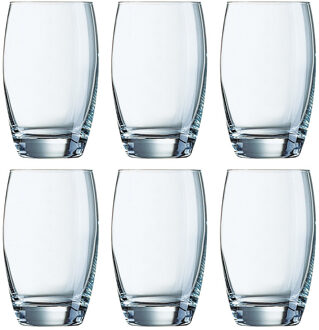 Arcoroc 18x Stuks waterglazen/sapglazen 350 ml - Salto - Bar/cafe benodigdheden - Drinkglazen - Water/fris/sapglas