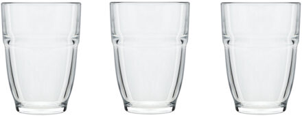 Arcoroc 24x Stapelbare waterglazen/drinkglazen transparant 265 ml - Glazen - Drinkglas/waterglas/sapglas