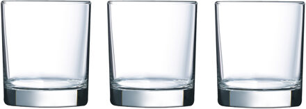Arcoroc 24x Stuks drinkglazen/waterglazen transparant 300 ml - Glazen - Drinkglas/waterglas/tumblerglas