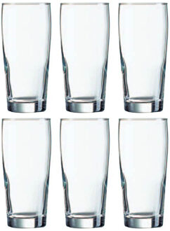 Arcoroc 24x Stuks fluitjes bierglazen 330 ml - Bierglazen - Bierfluitjes - Glazen voor bier