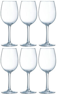 Arcoroc 6x Stuks wijnglazen Vina Vap voor rode wijn 580 ml Transparant