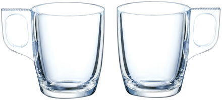 Arcoroc Espresso glazen - 12x - transparant glas - 4 x 6 cm - 90 ml - Koffie- en theeglazen