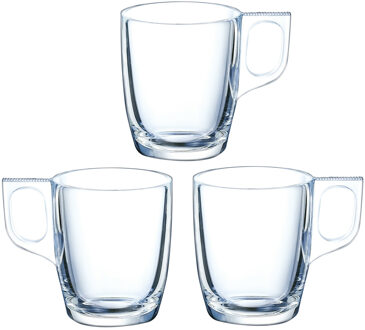 Arcoroc Espresso glazen - 18x - transparant glas - 4 x 6 cm - 90 ml