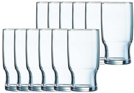 Arcoroc Longdrink glazen Campus - 12x - transparant - 290 ml - drinkglazen