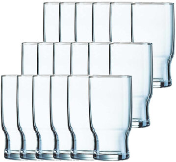 Arcoroc Longdrink glazen Campus - 18x - transparant - 290 ml - drinkglazen