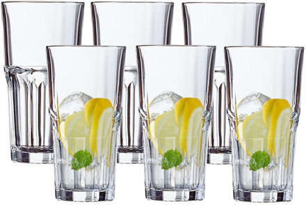 Arcoroc Longdrinkglazen Granity - 12x stuks - 310 ml - Water/sap/koffie/thee glazen - glas