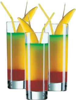 Arcoroc longdrinkglazen - set 12x stuks - 310 ml - glas - transparant