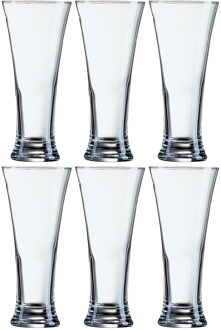 Arcoroc pilsener bierglazen voor witbier/rosebier - 18x stuks - 330 ml - pilsenerglas