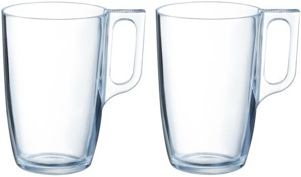 Arcoroc Theeglazen Ceylon - 12x - transparant glas - 6 x 10 cm - 400 ml