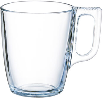 Arcoroc Theeglazen Ceylon - 6x - transparant glas - 6.5 x 8 cm - 250 ml - Koffie- en theeglazen