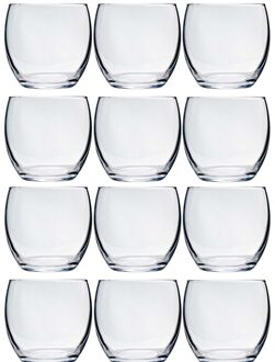 Arcoroc Tumbler waterglazen - 12x stuks - 340 ml - Luxe drinkglazen - Glas