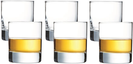 Arcoroc tumbler waterglazen/whiskyglazen - 12x stuks - transparant - 200 ml - Drinkglazen