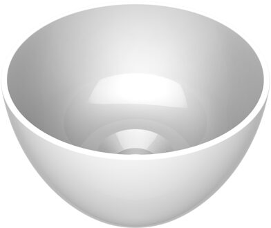 Arcqua Arqua Opbouw Waskom Olivia Rond 22x22x12CM Glans Wit