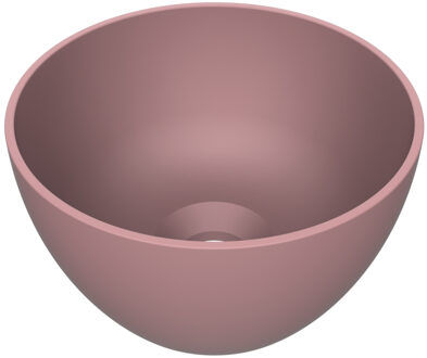 Arcqua Arqua Opbouw Waskom Olivia Rond 22x22x12CM Mat Roze