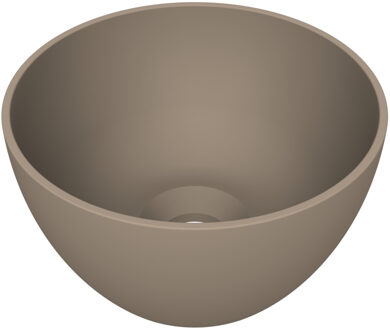 Arcqua Arqua Opbouw Waskom Olivia Rond 22x22x12CM Mat Truffel