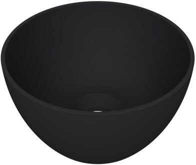Arcqua Arqua Opbouw Waskom Olivia Rond 22x22x12CM Mat Zwart