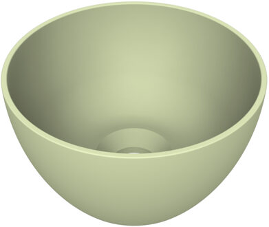 Arcqua Arqua Opbouw Waskom Olivia Rond 22x22x12CM Pastel Groen