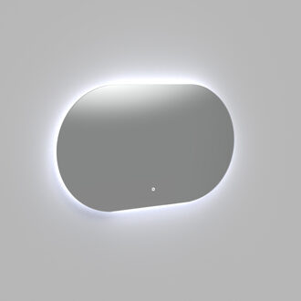 Arcqua Badkamerspiegel Arcqua Reflect Ovaal 120x70 cm Horizontaal Incl. LED Verlichting