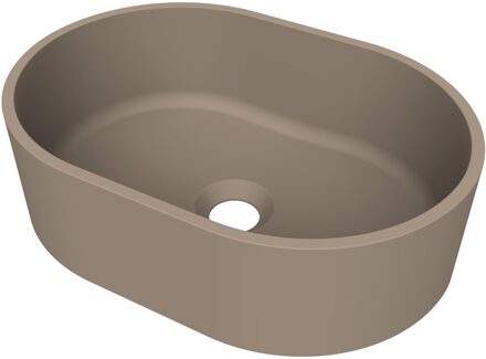 Arcqua Case waskom - ovaal - 40x28cm - mat truffel WAS805263 Truffel mat