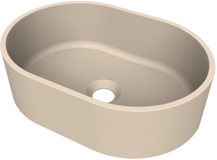 Arcqua Case waskom - ovaal - 40x28cm - mat zand WAS554553 Zand mat