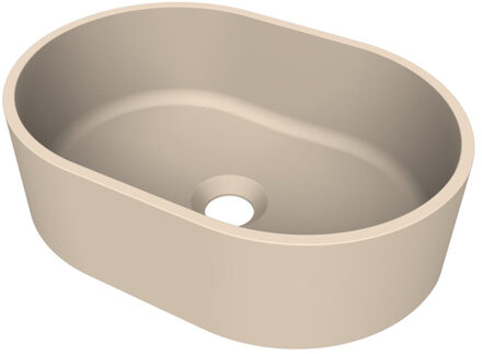 Arcqua Case waskom - ovaal - 40x28cm - mat zand WAS554553 Zand mat