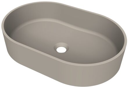Arcqua Case waskom - ovaal - 55x36cm - mat klei WAS857356 Klei mat