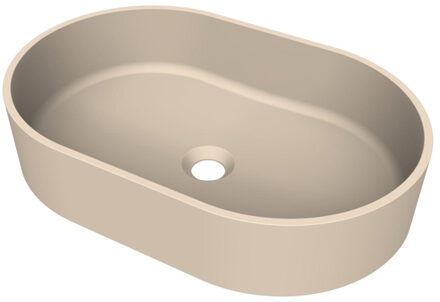 Arcqua Case waskom - ovaal - 55x36cm - mat zand WAS552833 Zand mat