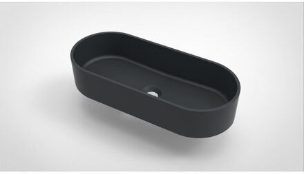 Arcqua Case waskom ovaal 60x26cm mat antraciet WAS462260 Antraciet mat
