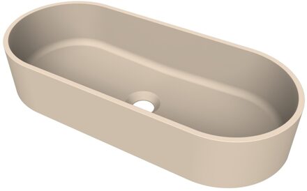 Arcqua Case waskom - ovaal - 60x26cm - mat zand WAS553498 Zand mat