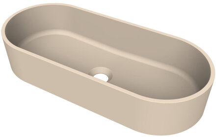 Arcqua Case waskom - ovaal - 60x26cm - mat zand WAS553498 Zand mat