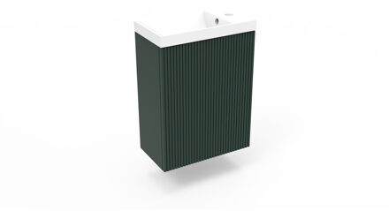 Arcqua Fonteinkast Highland Green Arcqua Ridge 40x55x28 cm Incl. Fontein Mat Wit Met Overloop