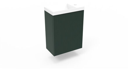 Arcqua Fonteinkast Highland Green Arcqua Ridge 40x55x28 cm Incl. Fontein Mat Wit Zonder Overloop