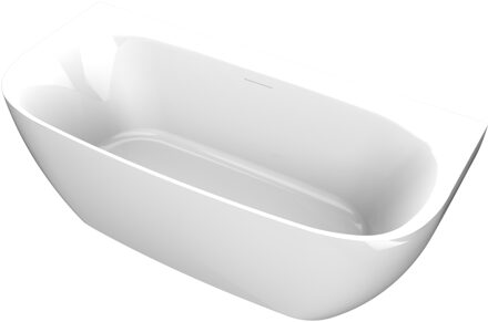 Arcqua Ligbad Arcqua Tira Back To Wall 170x80x58 Acryl Glans Wit